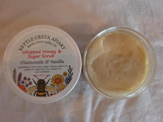 sugar scrub chamomile vanilla